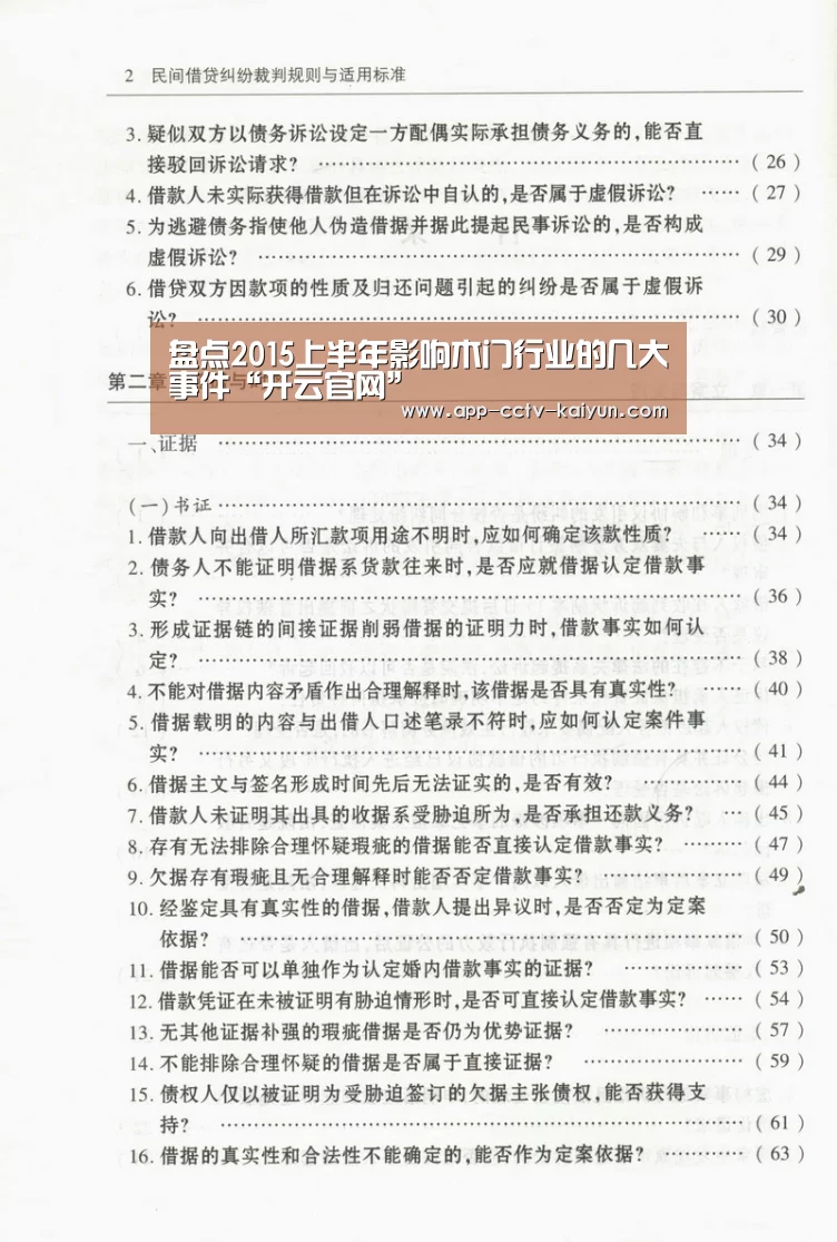 盘点2015上半年影响木门行业的几大事件“开云官网”
