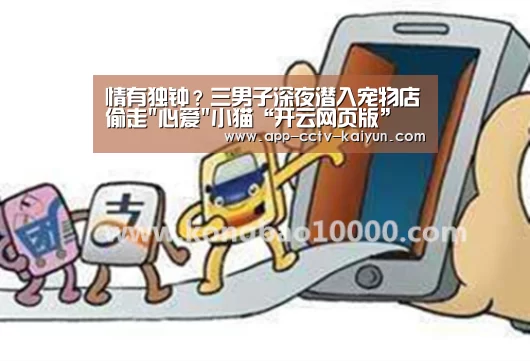 情有独钟？三男子深夜潜入宠物店偷走